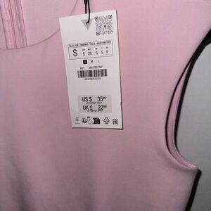 Zara Pink Sleeveless Dress